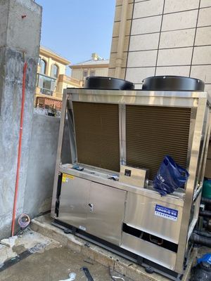 R410A स्क्रॉल कंप्रेशर्स के साथ IPX4 इवी चिलर हीट पंप