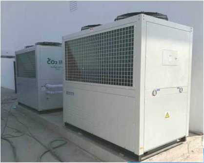 डीसी इन्वर्टर CO2 R417 R744 हीट पंप कूलिंग और हीटिंग के लिए हाई COP