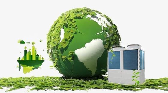 हाउस हीटिंग और कूलिंग के लिए वाणिज्यिक उच्च तापमान R744 CO2 हीट पंप