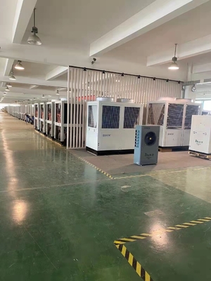 बूचड़खाने के लिए 52Kw R410A कम तापमान चर आवृत्ति कैस्केड हीट पंप