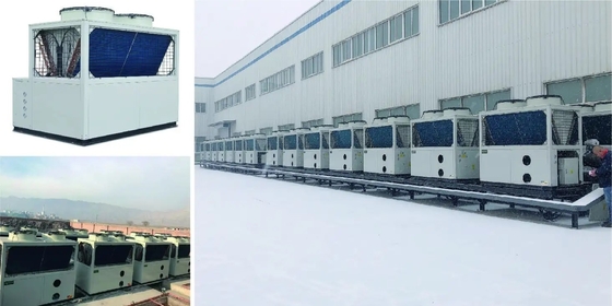 स्कूल विश्वविद्यालय ताप और गर्म पानी के लिए 160Kw CO2 जल स्रोत हीट पंप